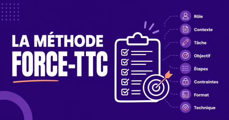 Méthode FORCE-TTC pour structurer ses prompts avec l’IA